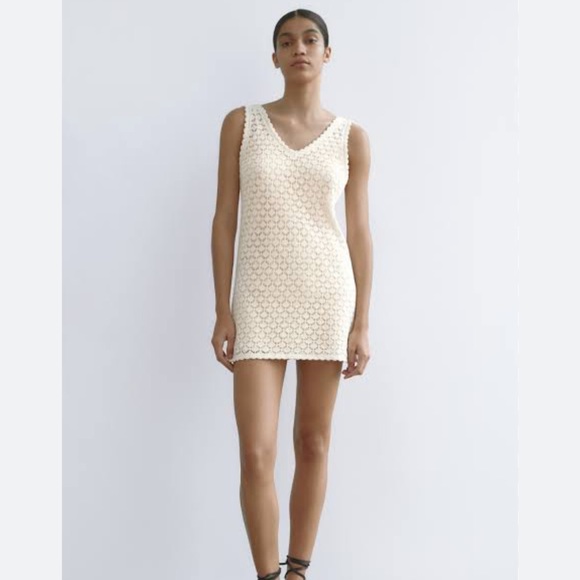 Zara | Dresses | Zara Pointelle Knit Mini Dress | Poshmark Zara | Dresses | Zara Pointelle Knit Mini Dress | Poshmark